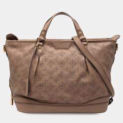 Pre Owned Louis Vuitton Brown Monogram Mahina Stellar PM