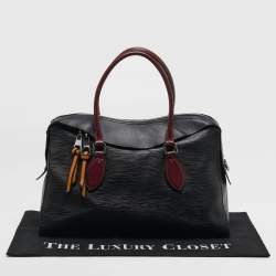 مملوكة مسبقًا Louis Vuitton Tuileries Black/Red Epi Leather Bag
