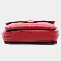 Pre Owned حقيبة لويس فيتون بوكيت مونوجرام أحمر إمبونتي ميتيس