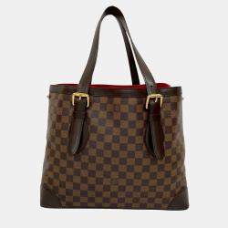 Pre Owned Louis Vuitton Brown Damier Ebene Hampstead MM
