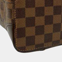 Pre Owned Louis Vuitton Brown Damier Ebene Hampstead MM