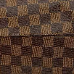 Pre Owned Louis Vuitton Brown Damier Ebene Hampstead MM
