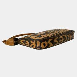 مملوكة مسبقًا Louis Vuitton Brown Stephen Sprouse Monogram Graffiti Pochette Accessoires