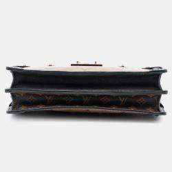 Pre Owned Louis Vuitton Brown Monogram Reverse Trunk Clutch