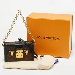 Pre Owned Louis Vuitton Petite Malle Monogram Canvas Clutch