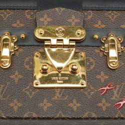Pre Owned Louis Vuitton Petite Malle Monogram Canvas Clutch