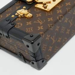 Pre Owned Louis Vuitton Petite Malle Monogram Canvas Clutch