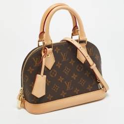 Pre Owned Louis Vuitton Alma BB Monogram Canvas Satchel