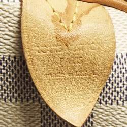 Pre Owned Louis Vuitton Speedy 25 Damier Azur Canvas Bag