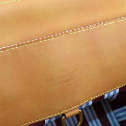 Pre Owned Louis Vuitton Steamer 30 2-Way Hand/Shoulder Bag In Off-White Leather