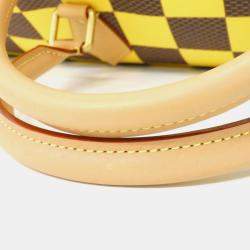 مملوكة مسبقًا حقيبة لوي فيتون بوسطن سبيدي باندوليير 50 سم دامير بوب صفراء إبن