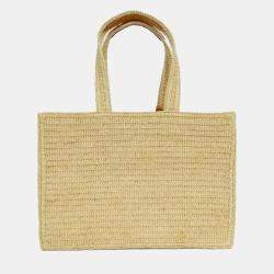 Pre Owned حقيبة لوي فيتون سمر شوبر بيج رافيا توت MM