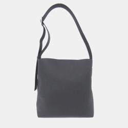 Pre Owned حقيبة كتف لوي فيتون فيرسو جلد العجل أسود توت