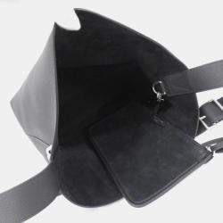 Pre Owned حقيبة كتف لوي فيتون فيرسو جلد العجل أسود توت