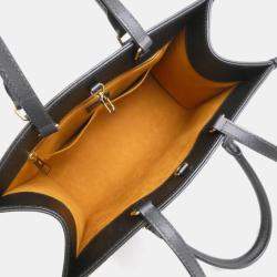 Pre Owned Louis Vuitton Black Monogram Empreinte On-The-Go MM Handbag