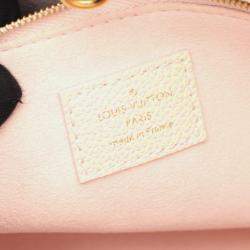 Pre Owned Louis Vuitton On The Go Pm Summer Stardust Handbag Monogram Empreinte Leather Pink And Yellow