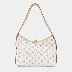 Pre Owned Louis Vuitton Tweed Monogram Multicolore Carryall Nm Pm Shoulder Bag