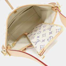 Pre Owned Louis Vuitton Tweed Monogram Multicolore Carryall Nm Pm Shoulder Bag