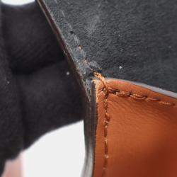 Pre Owned Louis Vuitton Dauphine Mm Monogram Reverse Shoulder Bag Coated Canvas And Leather Brown Beige