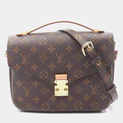 مملوكة مسبقًا Louis Vuitton Metis Mm Pochette Handbag In Coated Canvas And Leather With Monogram Design Brown