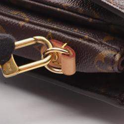 مملوكة مسبقًا Louis Vuitton Metis Mm Pochette Handbag In Coated Canvas And Leather With Monogram Design Brown