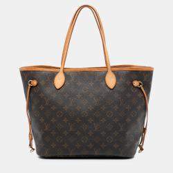 مملوكة مسبقًا حقيبة لوي فيتون بني مونوغرام نيفرفول متوسطة