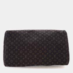 Pre Owned Louis Vuitton Vintage Monogram Mini Lin Speedy 30