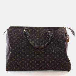 Pre Owned Louis Vuitton Vintage Monogram Mini Lin Speedy 30