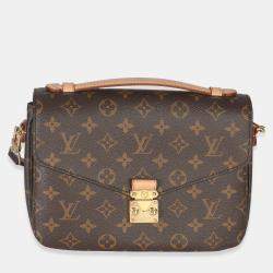 Pre Owned Louis Vuitton Monogram Canvas Pochette Metis