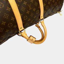مملوكة مسبقًا Louis Vuitton Brown Monogram Keepall 60