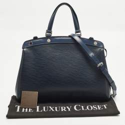 مملوكة مسبقًا حقيبة لويس فيتون بريا جلد إبي سوداء حجم متوسط