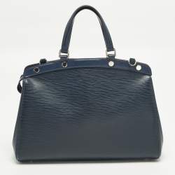 مملوكة مسبقًا حقيبة لويس فيتون بريا جلد إبي سوداء حجم متوسط