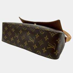 Pre Owned حقيبة لوي فيتون ميني لوبينغ مونوغرام بني