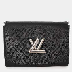 مملوكة مسبقًا حقيبة لوي فيتون تويست إيبي جلد أسود ٢٠١٦ إم إم