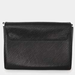 مملوكة مسبقًا حقيبة لوي فيتون تويست إيبي جلد أسود ٢٠١٦ إم إم