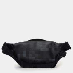 Pre Owned Louis Vuitton 2024 Black Damoflage Rush Bum Bag