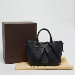 Pre Owned Louis Vuitton Mazarine PM Bleu Infini Monogram Empreinte Leather Bag