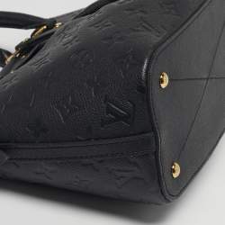 Pre Owned Louis Vuitton Mazarine PM Bleu Infini Monogram Empreinte Leather Bag