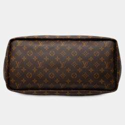Pre Owned Louis Vuitton Brown Monogram Neverfull Bandouliere Inside Out GM
