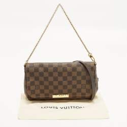 مملوكة مسبقًا Louis Vuitton Favorite MM Damier Ebene Canvas Shoulder Bag