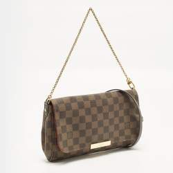 مملوكة مسبقًا Louis Vuitton Favorite MM Damier Ebene Canvas Shoulder Bag