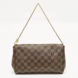 مملوكة مسبقًا Louis Vuitton Favorite MM Damier Ebene Canvas Shoulder Bag