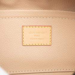 مملوكة مسبقًا حقيبة كلتش لويس فيتون "لوكر دوب كيت" مونوغرام بني