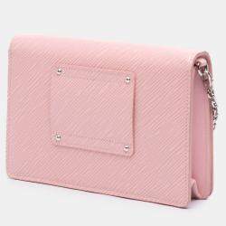 مملوكة مسبقًا Louis Vuitton Pink Epi Twist Belt Chain Wallet