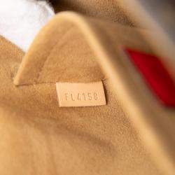 Pre Owned Louis Vuitton Brown Red Monogram Marignan