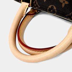 Pre Owned Louis Vuitton Brown Canvas Monogram Bandoulière Speedy 35 M46981