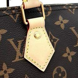 Pre Owned Louis Vuitton Brown Canvas Monogram Bandoulière Speedy 35 M46981