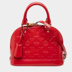مملوكة مسبقًا Louis Vuitton Red Monogram Vernis Alma BB