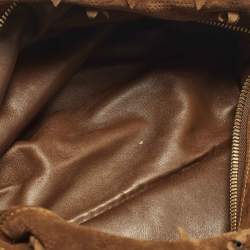 مملوكة مسبقًا Louis Vuitton Onatah Fleurs GM Cacao Monogram Suede Bag