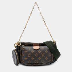 Pre Owned Louis Vuitton Brown Monogram Multi Pochette Accessoires